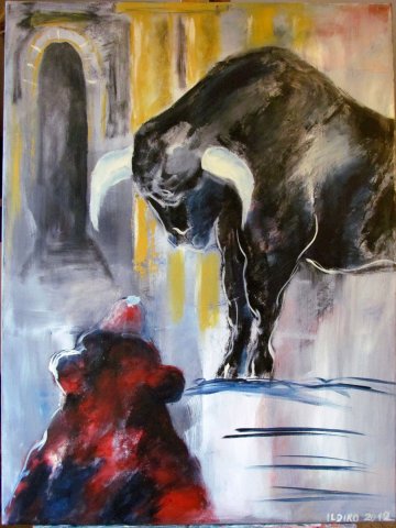 Überheblicher Bulle